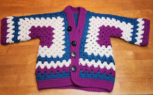 Hexagon Cardigan-Toddler