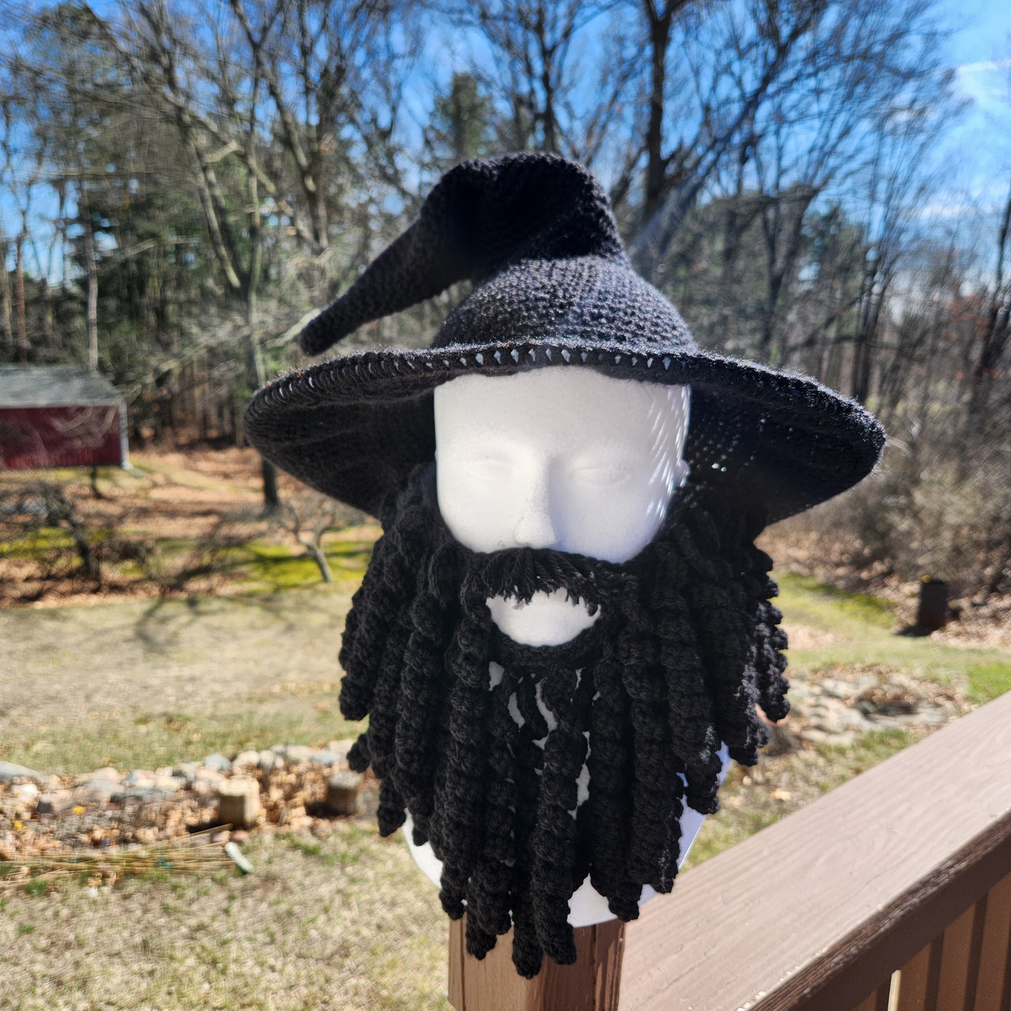 Wizard hat with beard