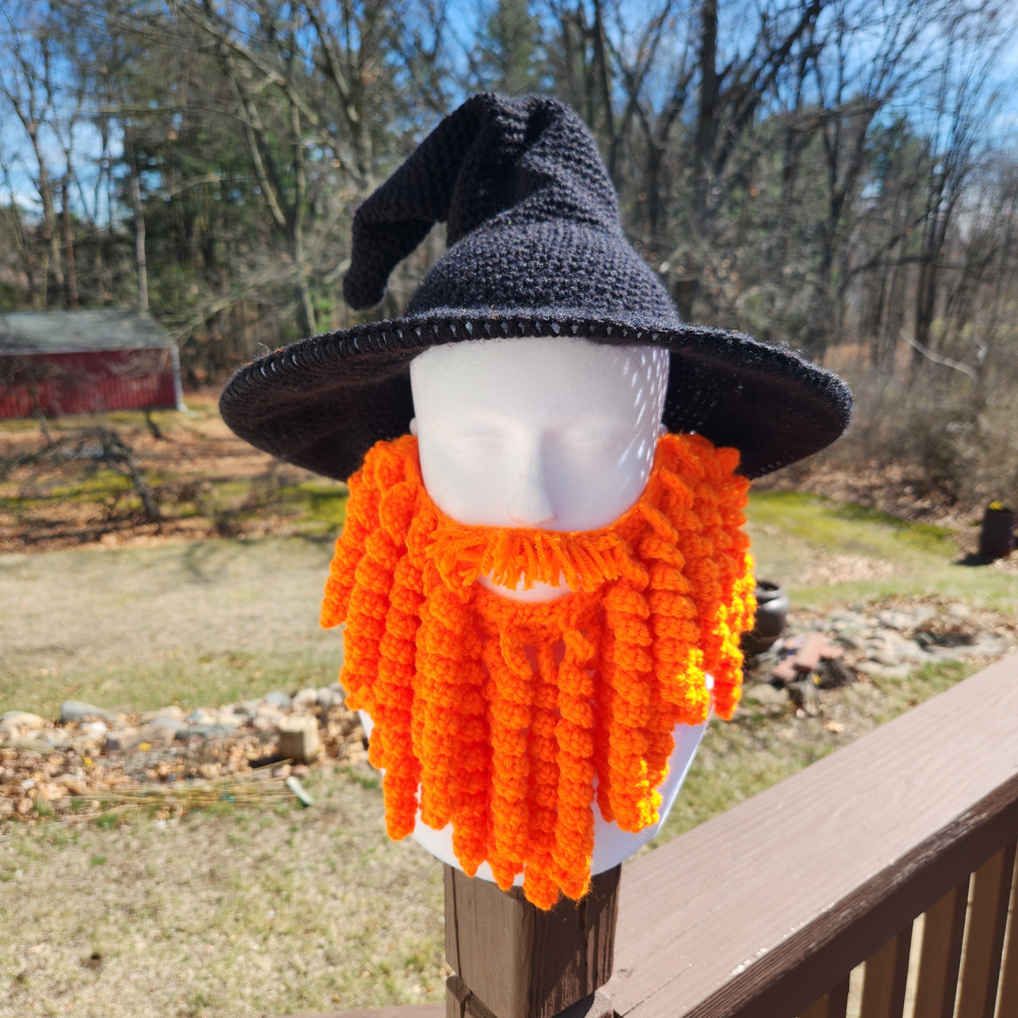 Wizard hat with beard