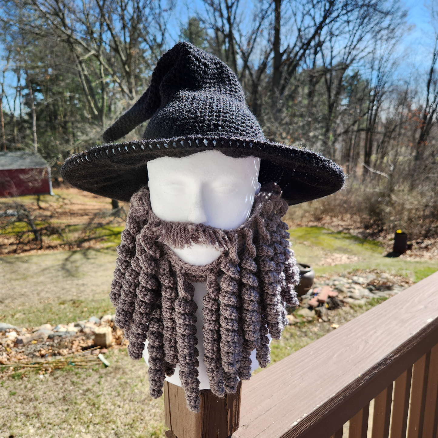 Wizard hat with beard