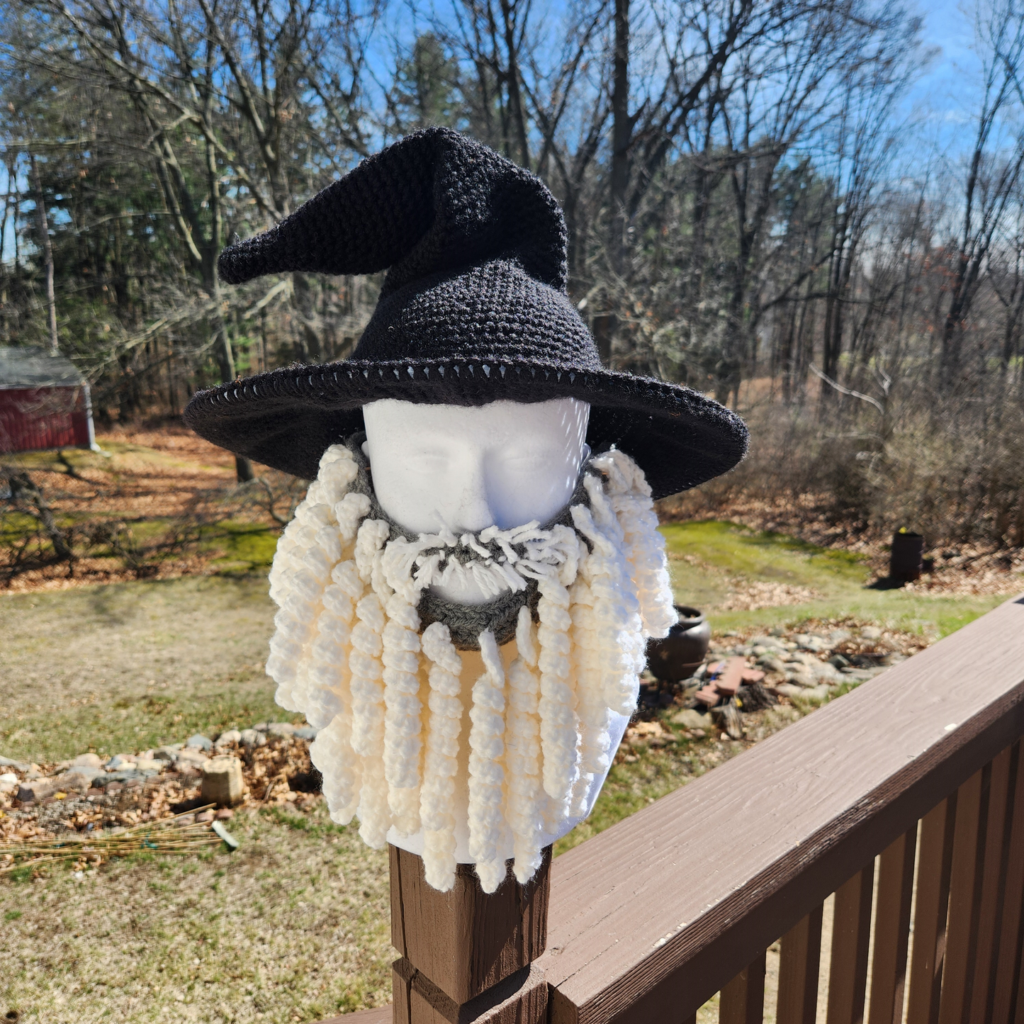 Wizard hat with beard