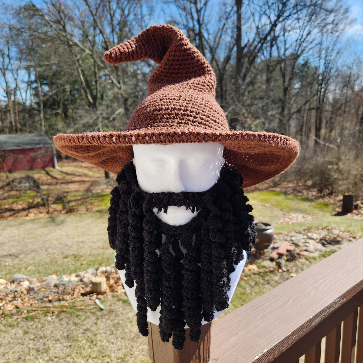 Wizard hat with beard