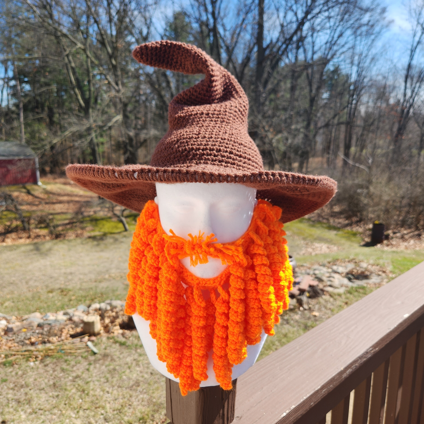 Wizard hat with beard