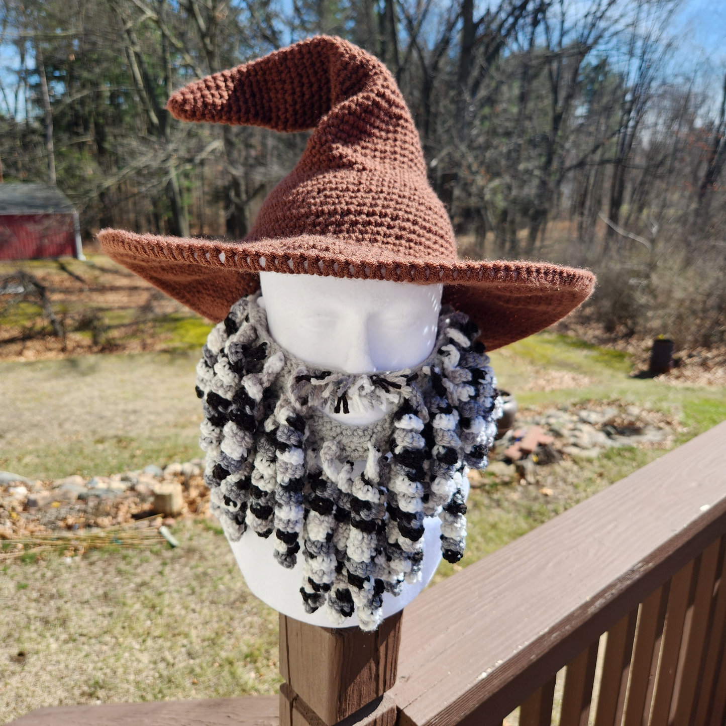 Wizard hat with beard