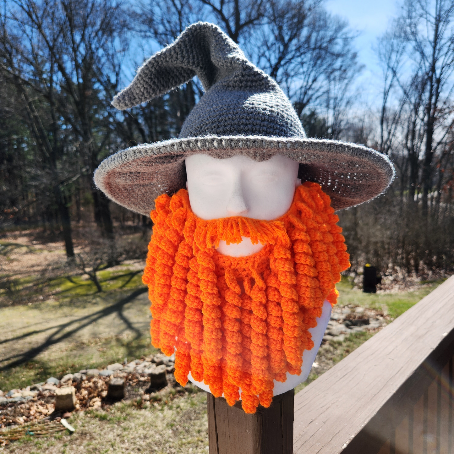 Wizard hat with beard